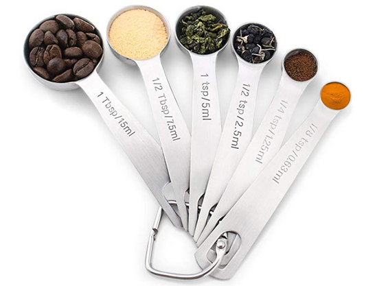 Stainless Steel Measuring Spoons - Kitchen Seasoning Tools