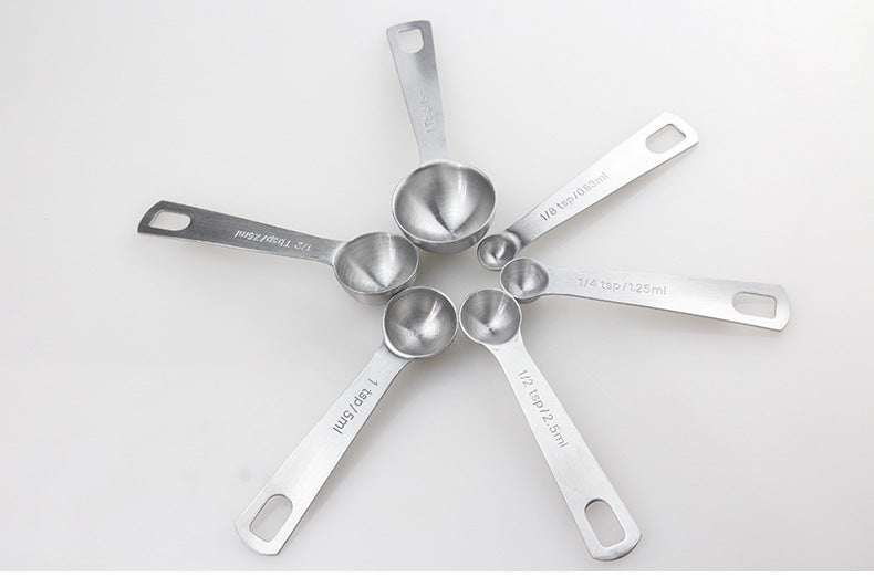 Stainless Steel Measuring Spoons - Kitchen Seasoning Tools