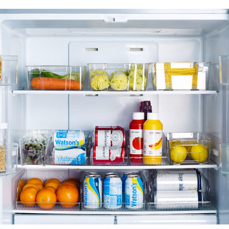 Transparent Refrigerator Storage Box - Kitchen Organization Container