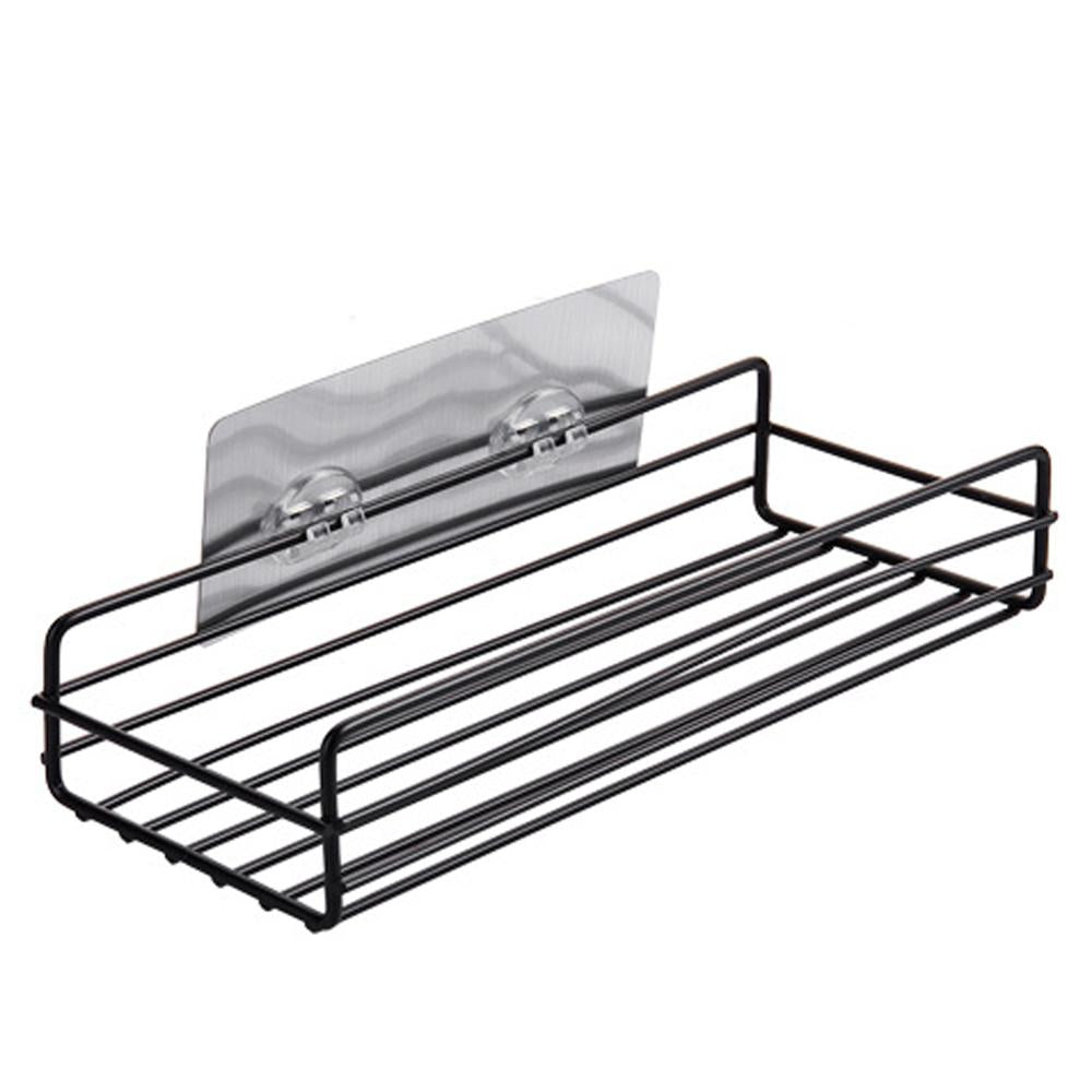 Punch-Free Bathroom Shelf - Easy Install Storage Solution