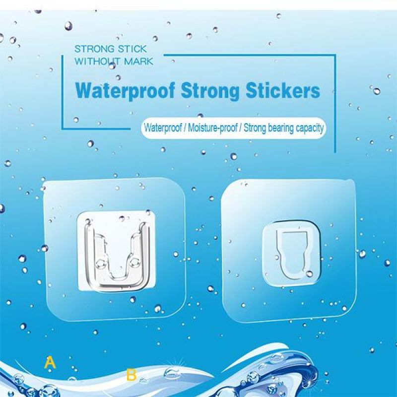 Waterproof Hook for Bathroom & Kitchen - Strong Adhesive