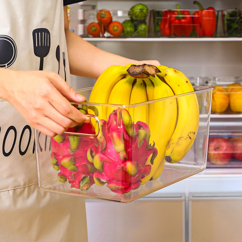 Transparent Refrigerator Storage Box - Kitchen Organization Container