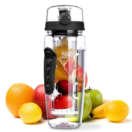 1000ml BPA-Free Water Bottle - Fruit Infuser & Sport Shaker