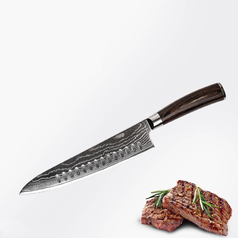 Damascus Chef's Kitchen Knife - Premium Household Blade