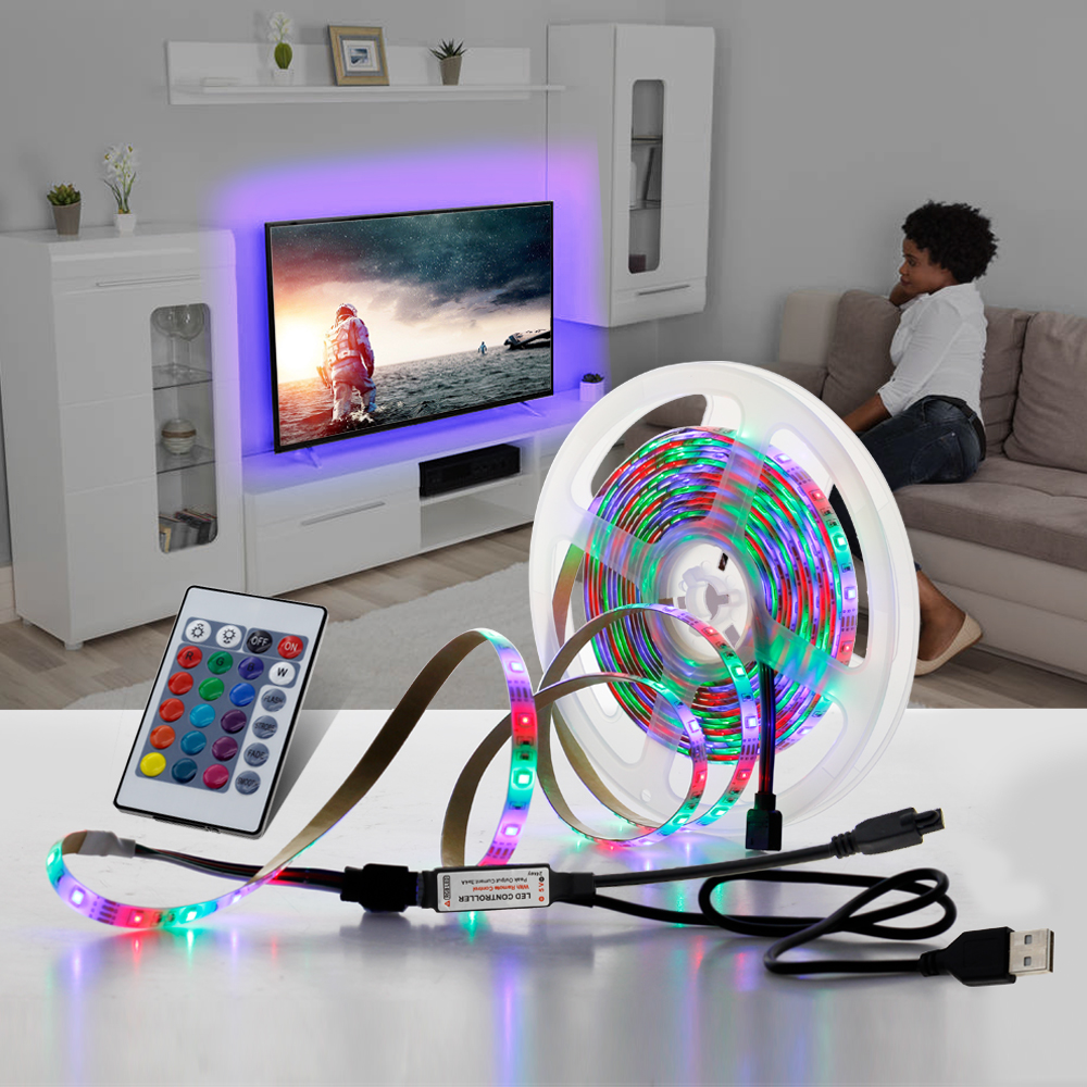 5V USB 2835 SMD RGB LED Strip Tape - Flexible & Colorful Lighting