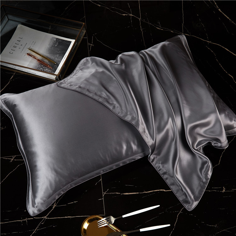 Single-Side Silk Pillowcase - Spliced Envelope Design