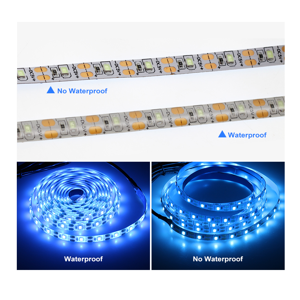 5V USB 2835 SMD RGB LED Strip Tape - Flexible & Colorful Lighting