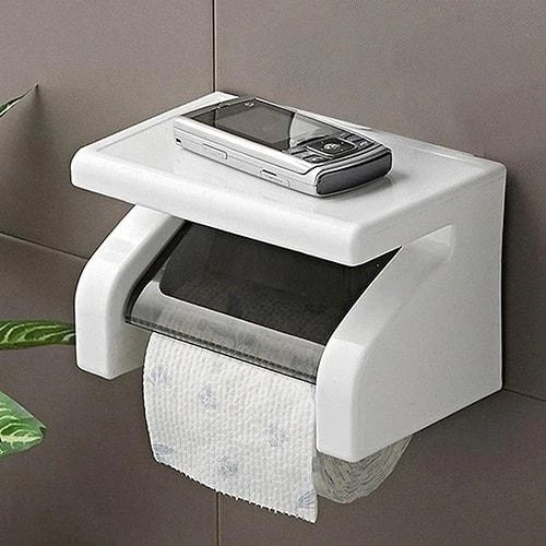 Tissue Holder for Bathroom & Office - Space-Saving Design