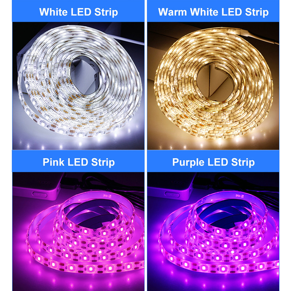 5V USB 2835 SMD RGB LED Strip Tape - Flexible & Colorful Lighting