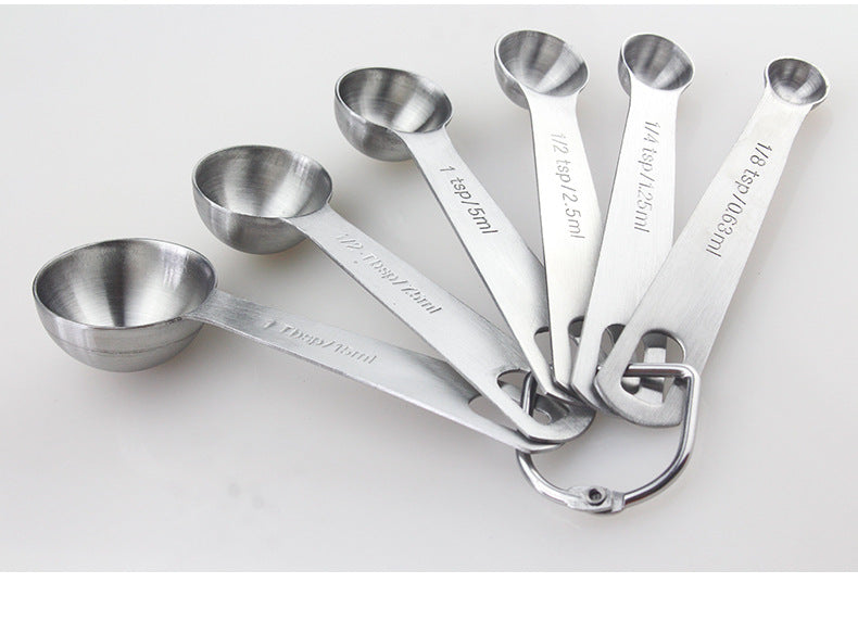 Stainless Steel Measuring Spoons - Kitchen Seasoning Tools