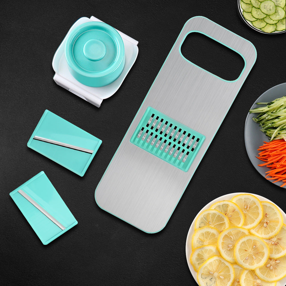 Multifunctional Kitchen Grater - Stainless Steel Shredder & Slicer