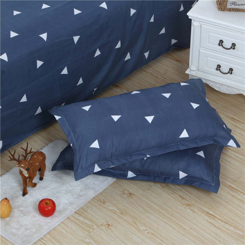 Cartoon Printed Duvet Cover Bedding Set - Brushed Fabric