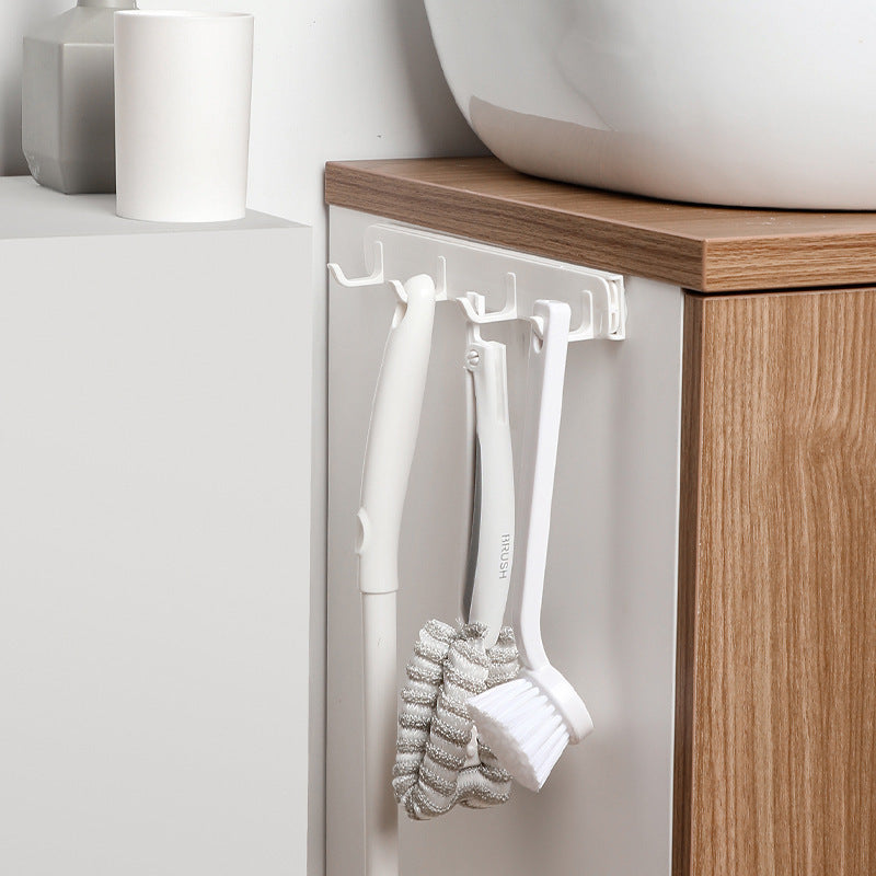 4-Row Kitchen & Bathroom Hook - Space-Saving Gap Organizer