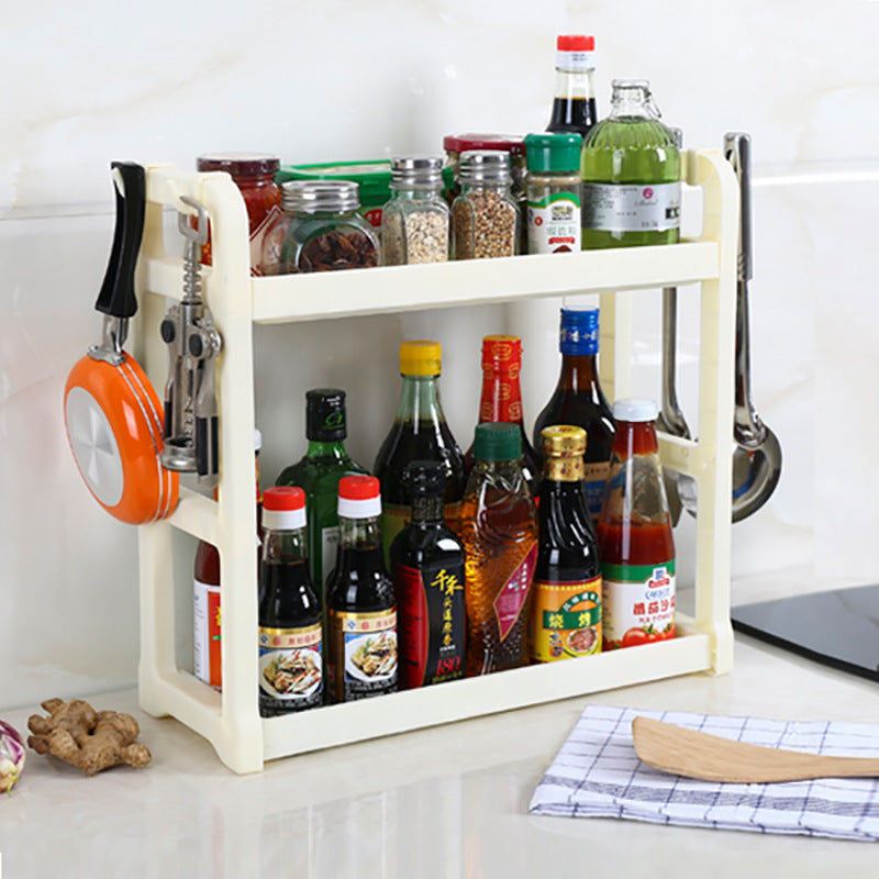 Multilayer Kitchen Storage Shelving - Space-Saving Organization Rack