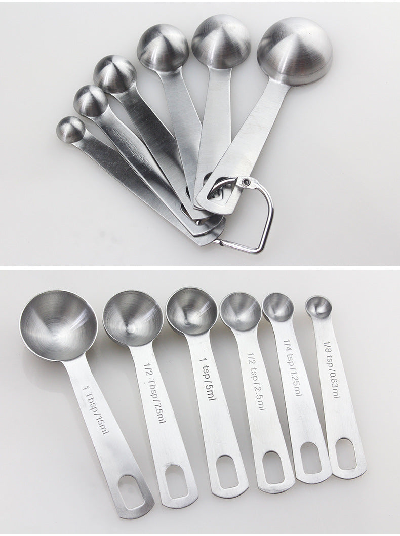 Stainless Steel Measuring Spoons - Kitchen Seasoning Tools