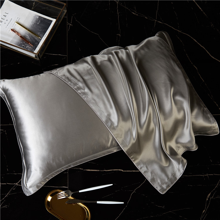 Single-Side Silk Pillowcase - Spliced Envelope Design