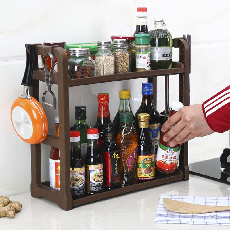 Multilayer Kitchen Storage Shelving - Space-Saving Organization Rack