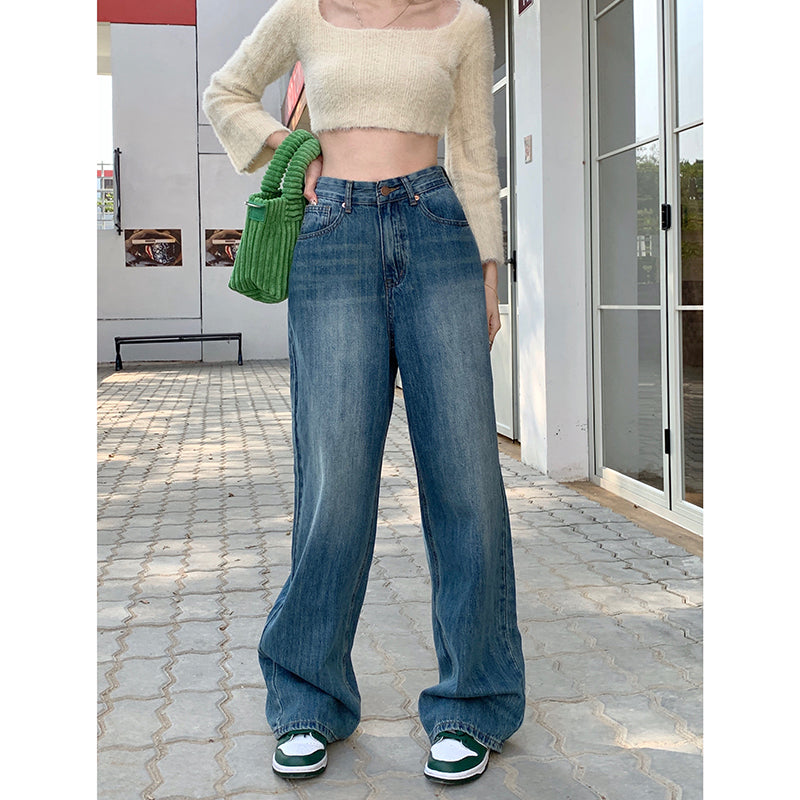 Summer Loose Straight Floor Trousers