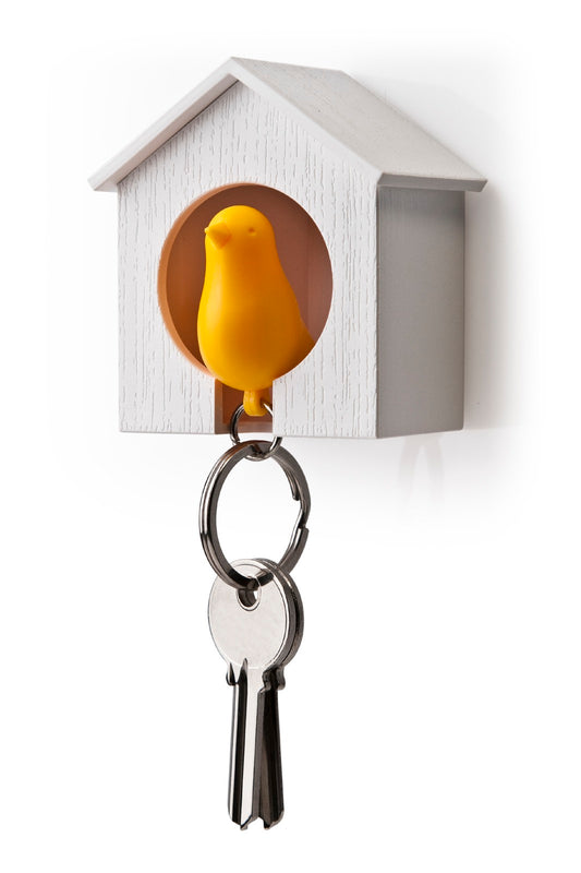 Bird-Home Wall-Mounted Key Holder - Decorative Key Organizer